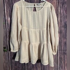 American Eagle Light Tan Blouse